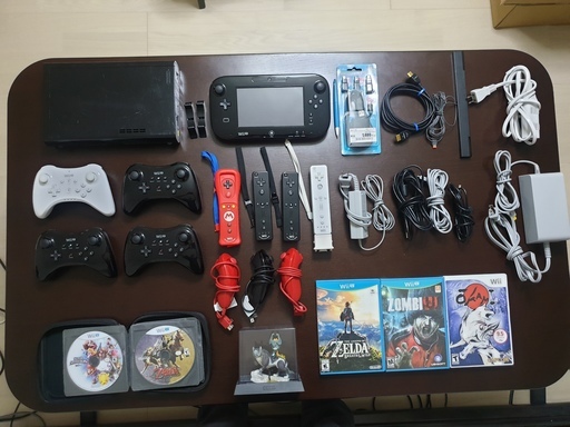 Wii　U 本体（輸入版:米国）32ギガセット：20つソフト付き