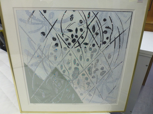額装版画 白駒一樹 Grapes モダンアート 札幌市手稲区