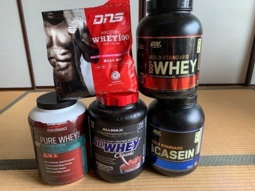 プロテイン5種 約10キロまとめて