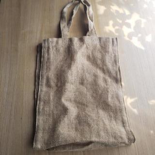 🌟値下げ🌟猫😺麻手さげカバン　500円でお譲りします。の画像