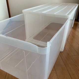 収納プラスチックケース (大きめです)の画像