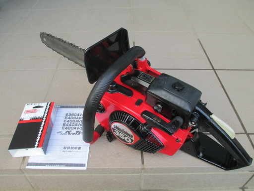 新ダイワ　エンジンチェーンソー　E350 　刃新品　動作良好