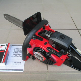 新ダイワ エンジンチェーンソー E350 刃新品 動作良好