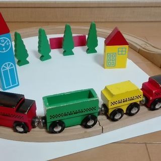 お取引中☆木製　汽車&レール　
