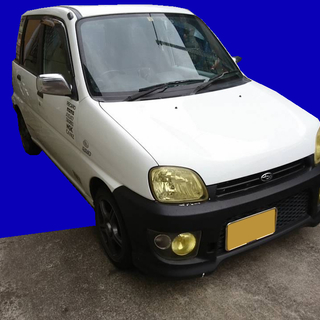 走行76000km 貨物ナンバー プレオバン 5MT　