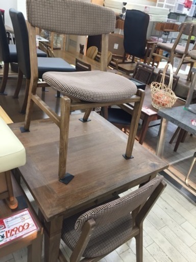 東区 和白 アンティーク 未使用ダイニング3点セット 0514-06