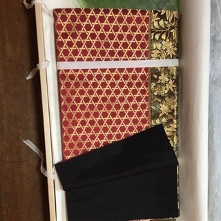 京都西陣織袋帯&無地付け下げ 桐箱入り おまけありの画像