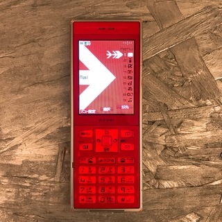 docomo ガラケー D703i 赤