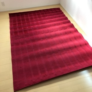 IKEA☆レッドボーダーカーペット