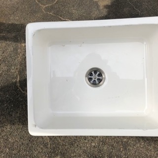 FRP製パーティ シンク ホワイト 2個セット  ヨット 、キャンピングカー キッチンカーの画像