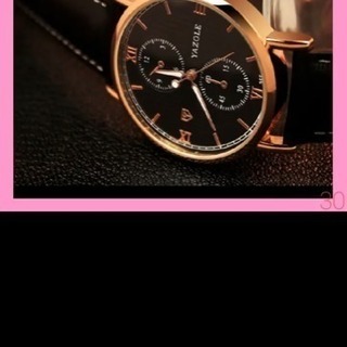 🌸腕時計 メンズ 海外ブランド 黒文字盤 黒色ベルト の画像