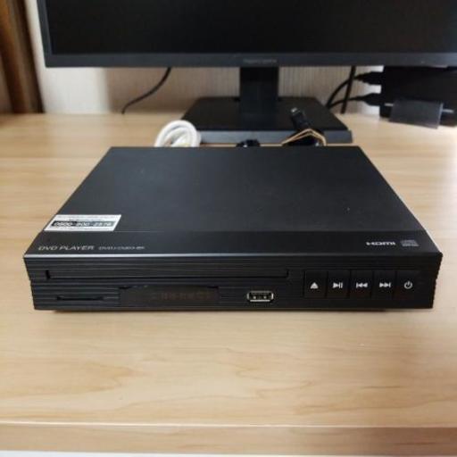 DVDプレーヤー　DVDJ-DQ03-BK
