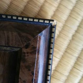 イタリア製 象嵌細工の木製トレー 47.5cm×30.5cm の画像