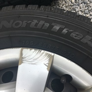 195/65-15スタットレスタイヤ 2013年 4本 PCD114.3 5穴