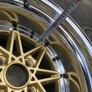 Equipe エクイップ work ホイール2本の画像