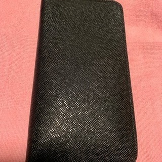 新品 メンズ 長財布 シンプル 黒 ブラック フェイクレザー ラ...