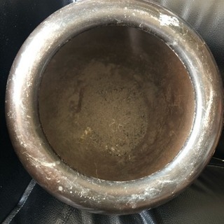 値下げ‼️火鉢 飾り壺 置物 骨董 常滑焼 中古品の画像