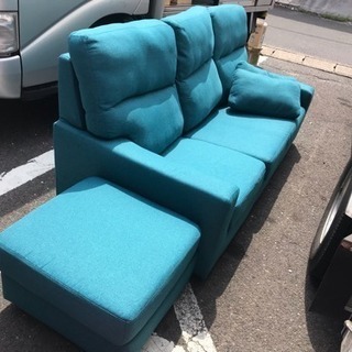 オシャレ色♡オットマン付きソファ