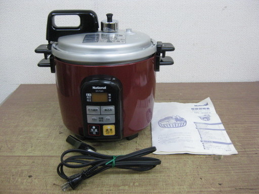 ナショナル National マイコン電気圧力なべ SR-P32A-R エレガントレッド 2008年製