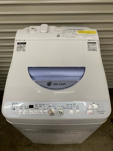 y468☆ PayPay対応！ 分解清掃済み！ シャープ 5.5kg 全自動洗濯機 2013年 動作確認済み