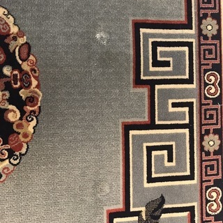 年代物　絨毯　CZECHOSLOVAKIA製の画像