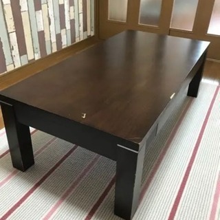 リビングテーブル引き出し付きの画像