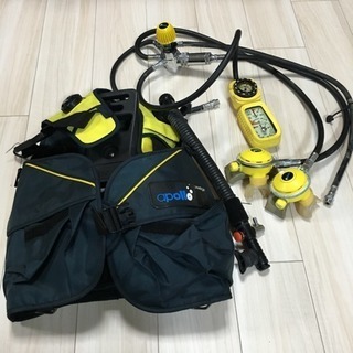 スキューバ BCD レギュレーター ゲージ アポロ 少々値下げ交渉可