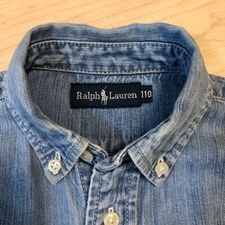 ラルフローレン デニムシャツ キッズ110の画像