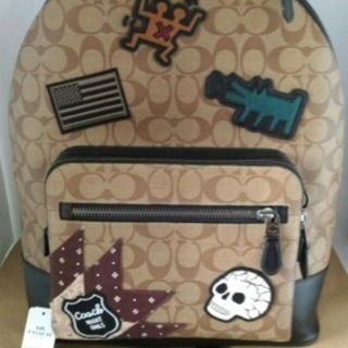【コラボ】コーチ×キースヘリング コラボ バックパック リュックの画像