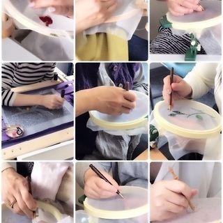 フランス オートクチュール刺繍:リュネヴィルクロシェ刺繍技法レッスンの画像