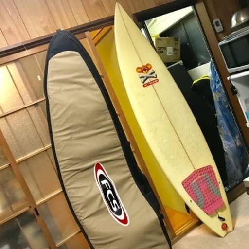 モーリスコール サーフボードとFCSトラベルケース