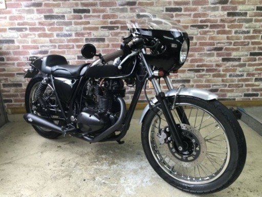 【外装機関共に極上!王道カフェスタイル!高額カスタム多数オススメ】カワサキ 250TR BJ250F 【多数画像動画有】 検）SR GBクラブマン W800