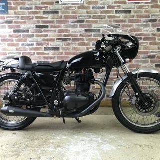  【外装機関共に極上!王道カフェスタイル!高額カスタム多数オススメ】カワサキ 250TR BJ250F 【多数画像動画有】 検）SR GBクラブマン W800 の画像