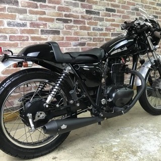  【外装機関共に極上!王道カフェスタイル!高額カスタム多数オススメ】カワサキ 250TR BJ250F 【多数画像動画有】 検）SR GBクラブマン W800 の画像