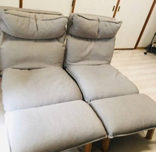【再値下げしました】無印良品 ハイバックリクライニングソファ