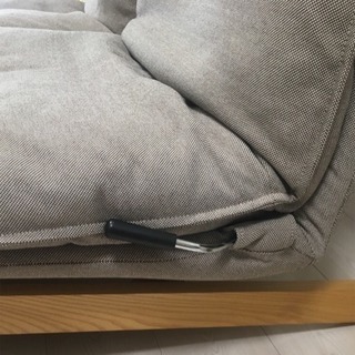 【再値下げしました】無印良品 ハイバックリクライニングソファの画像