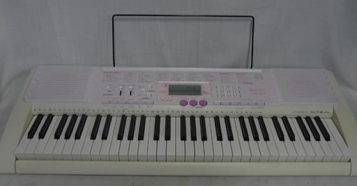 19Y0068 7  CASIO/カシオ LK-107 光ナビゲーション キーボード ルーチェ　中古