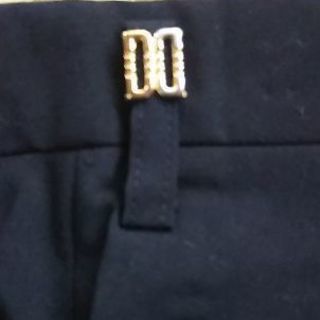 DAKS 紳士用スラックス 新品サイズ85 裾未縫製 黒 毛100％の画像