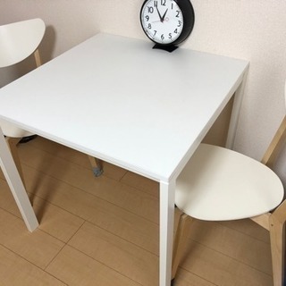 5/19 イケア ダイニング 3点セット メルトルプ IKEA ...