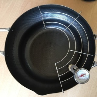 天ぷら鍋 油温計付きの画像