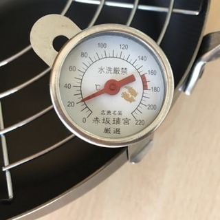 天ぷら鍋 油温計付きの画像