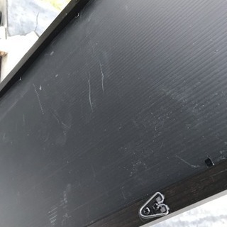 壁掛け姿見ミラー 木目 ブラウンの画像