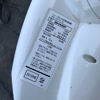 シャープ ほうき型電気掃除機 EC-ST11-S 2010年製の画像