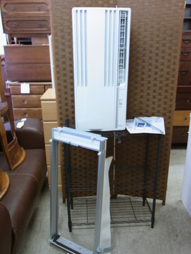 南12条店 CORONA コロナ ウインドエアコン CW-1617 枠・リモコン付き 2017年製 窓エアコン