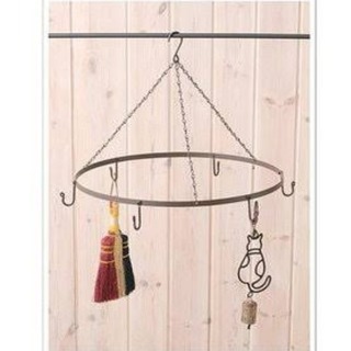 ハンギングサークルフック ホワイト の画像