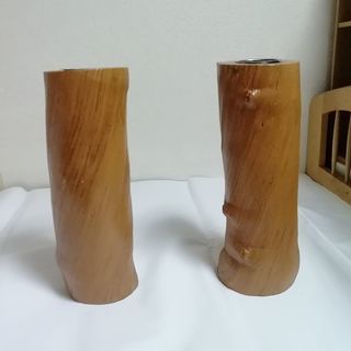 コクワ(サルナシ)花挿し、置物