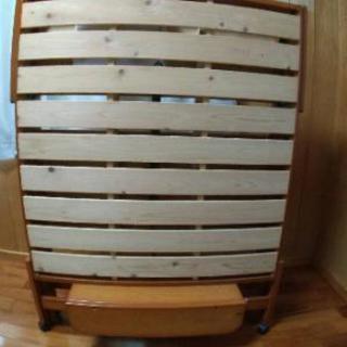 中居木工のヒノキベッド38000円で購入