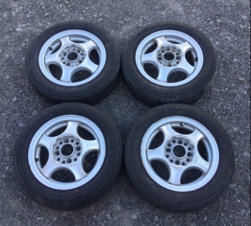 13インチ アルミホイール バリ溝 155/65R13 4本セット