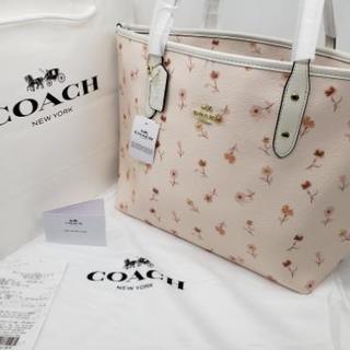 【新品・新作】大人可愛い♪COACHコーチトートバッグ小花柄