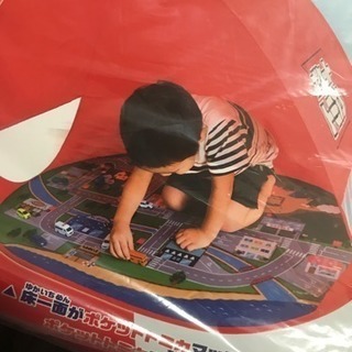 【商談中】新品 ポケットトミカ あそべるキッズテントの画像